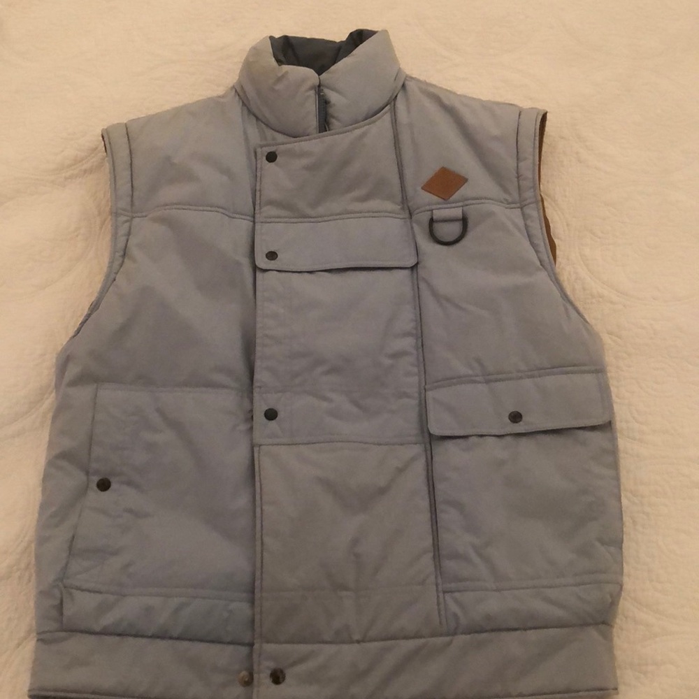 GUCCI zipper vest w/ 3 outer pockets
